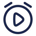Alarm Play SVG Icon